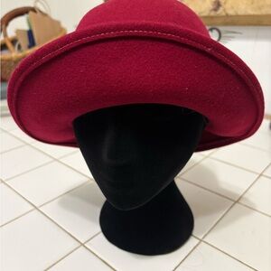 Elegant Red Women's Hat